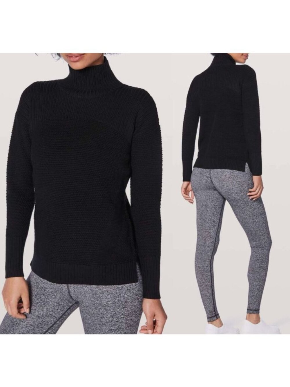 Lululemon Warm & Restore Sweater Black Size 6